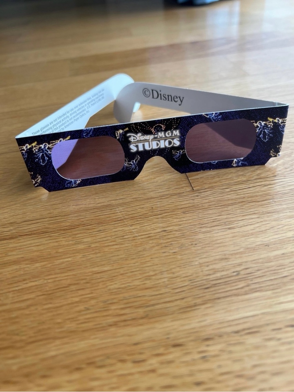 Disney MGM Studios- Osborne Family Spectacle of Lights glasses